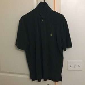 Green brooks brothers polo